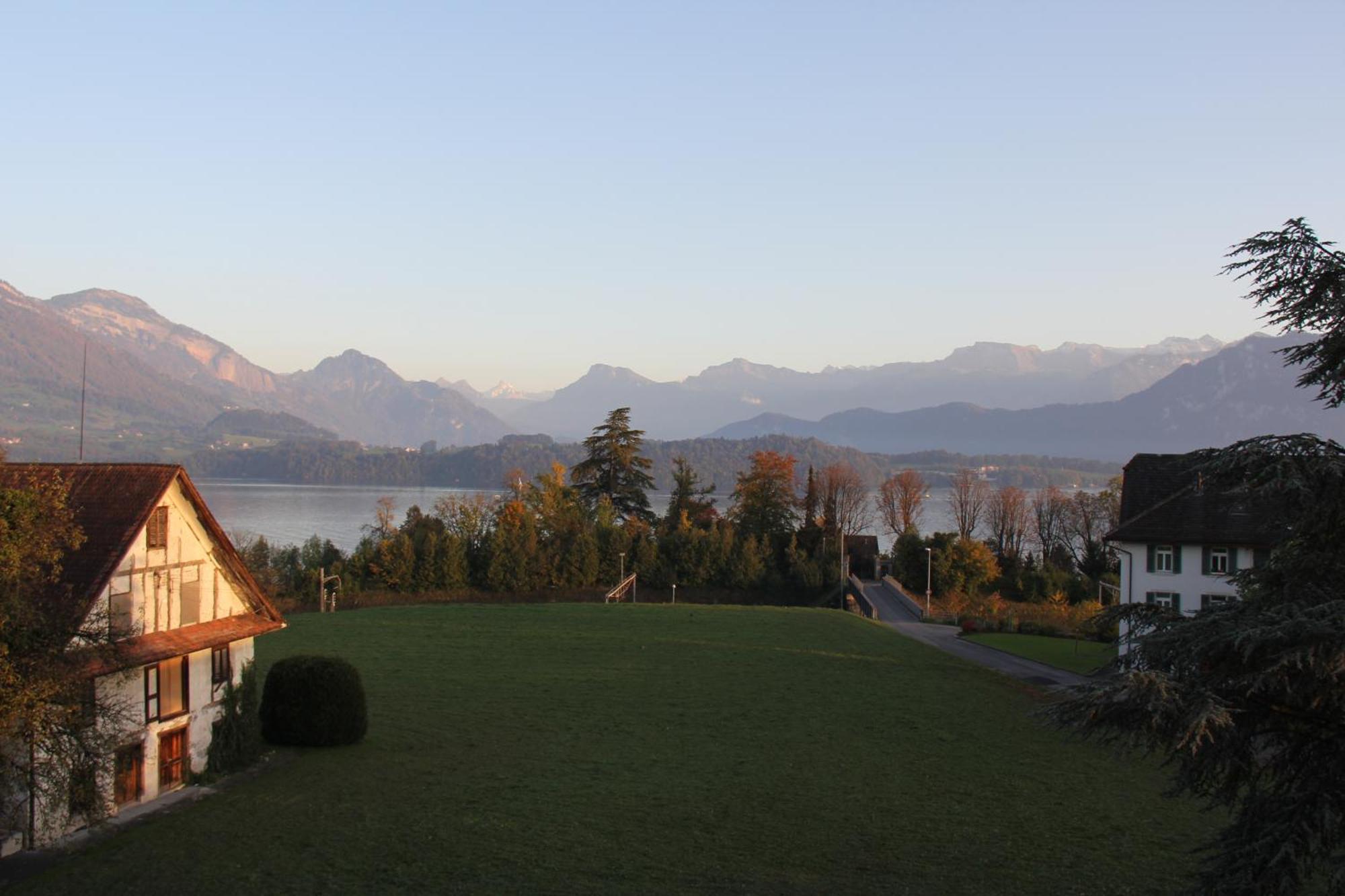 Gasthaus Zum Kreuz Meggen ภายนอก รูปภาพ